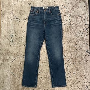 Madewell Cali Slim Denim Boot - size 25 NWT